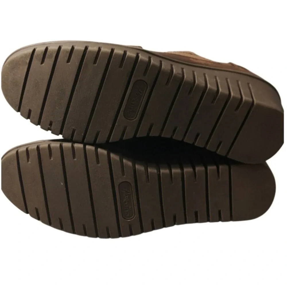 Eurosoft by Sofft Women's Size 8.5M Brown Comfort Wedge‎ Shoes Slip-On